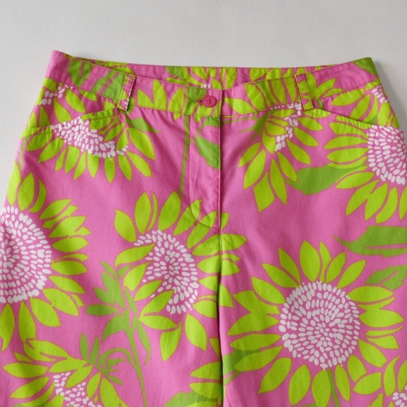 Lilly Pulitzer Sunflower Print Capris - Picture 3 of 4